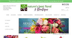 Desktop Screenshot of naturesbestfloralgb.com